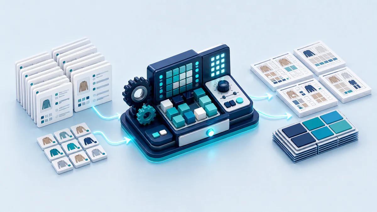 Ratio Planning Engine 3D workflow visualization