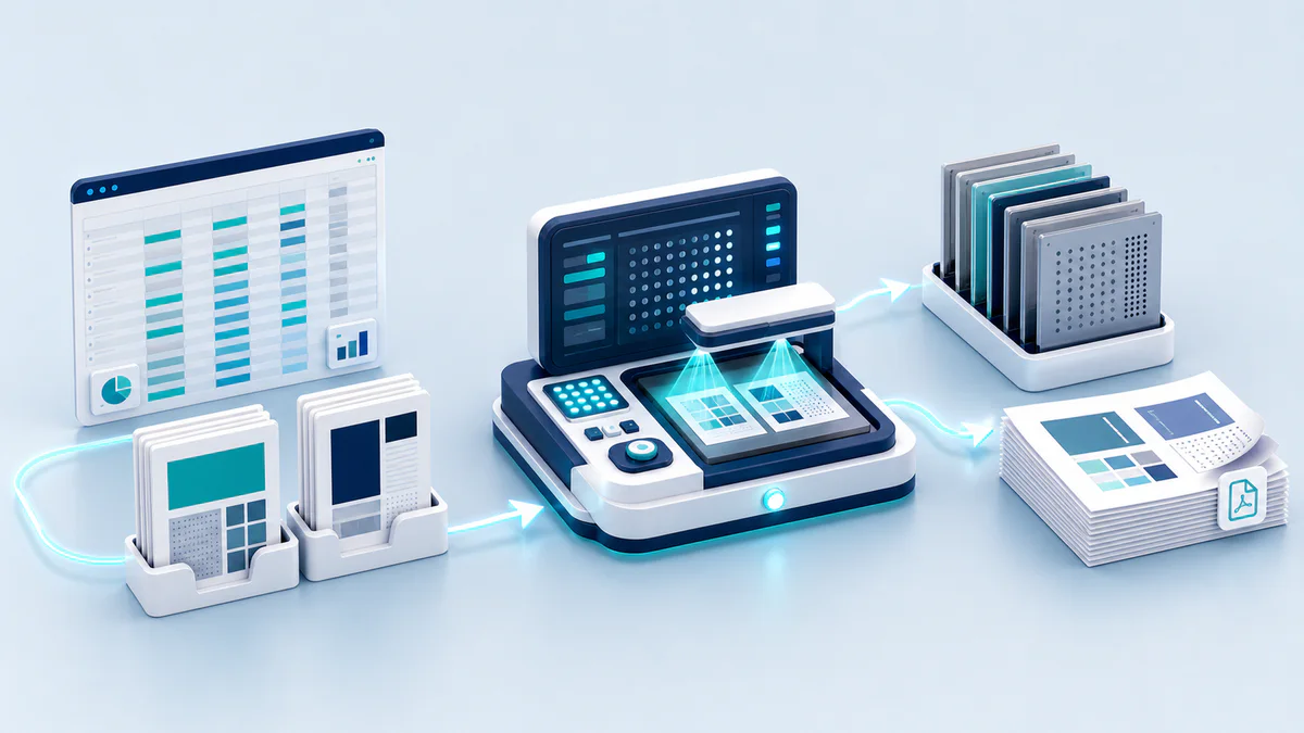 Offset Plate Composer 3D workflow visualization