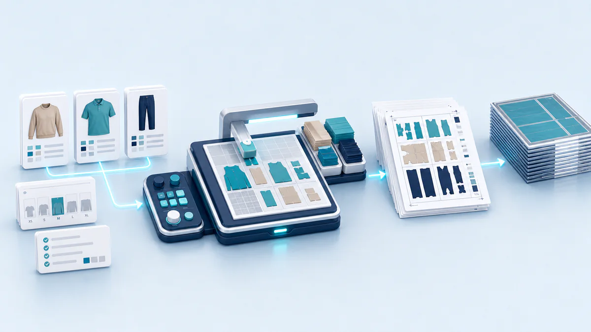 Buyer Layout Builder 3D workflow visualization