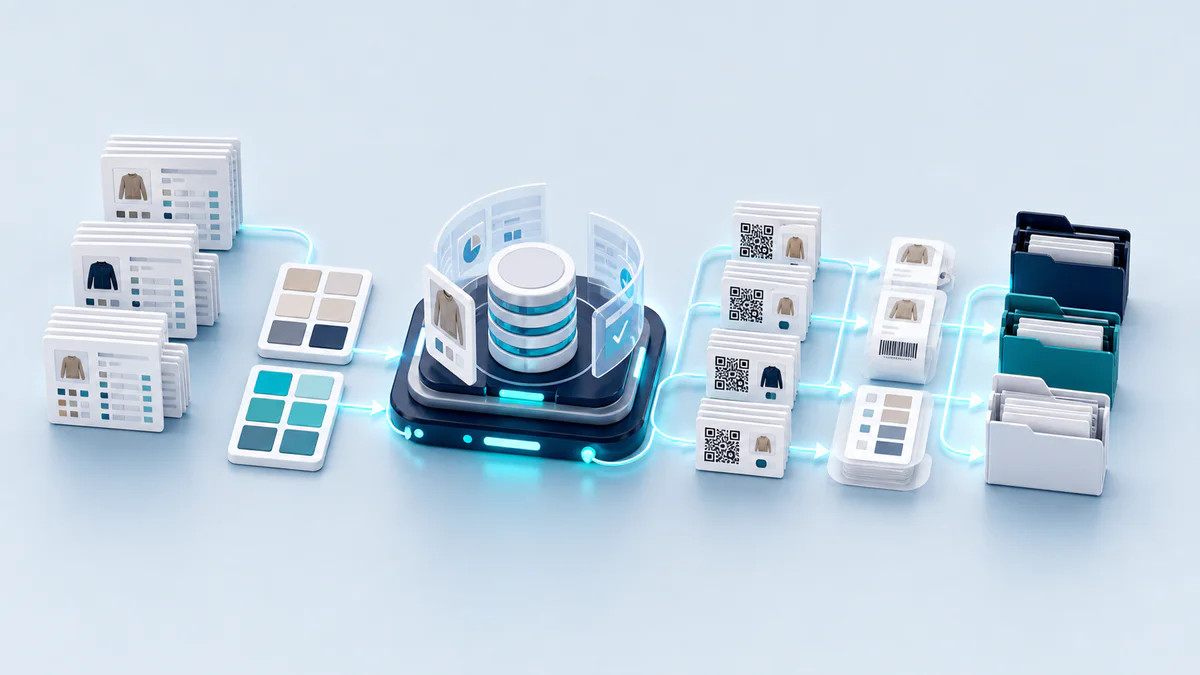 Order Data Hub 3D workflow visualization