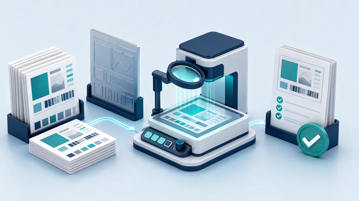 Proof & Plate Inspector 3D workflow visualization