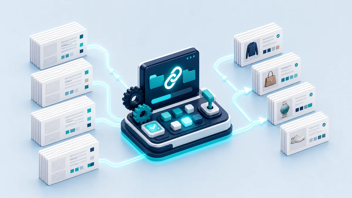 Link Refresh 3D workflow visualization
