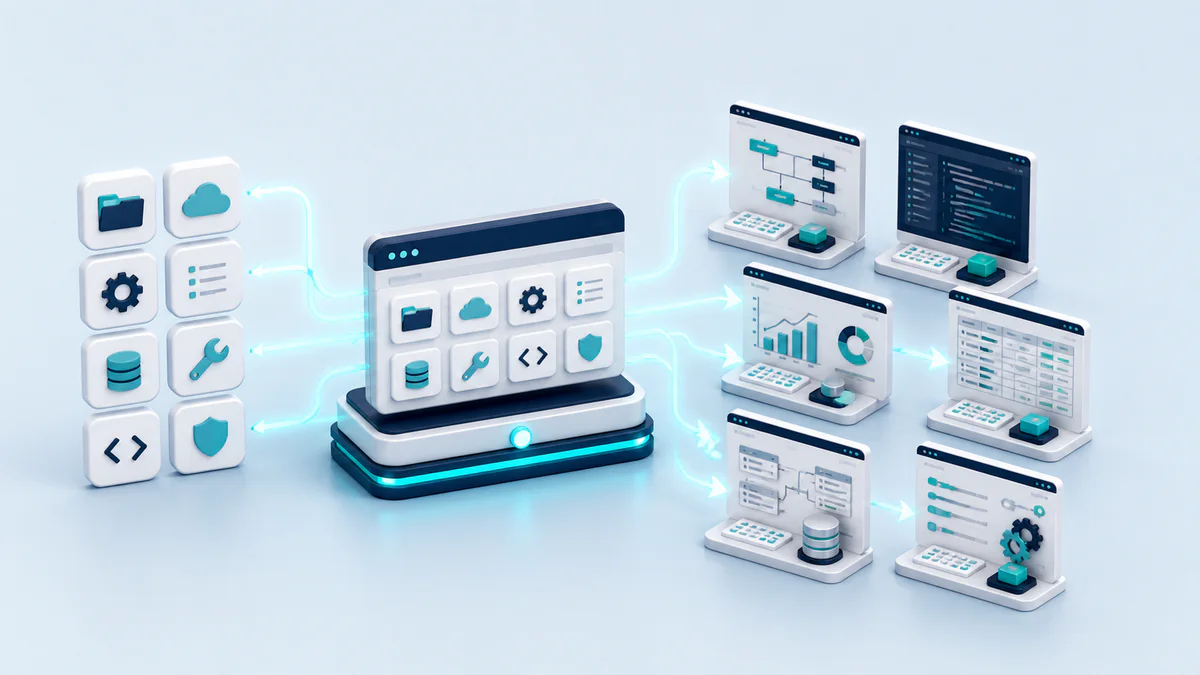 Local Tool Gateway 3D workflow visualization